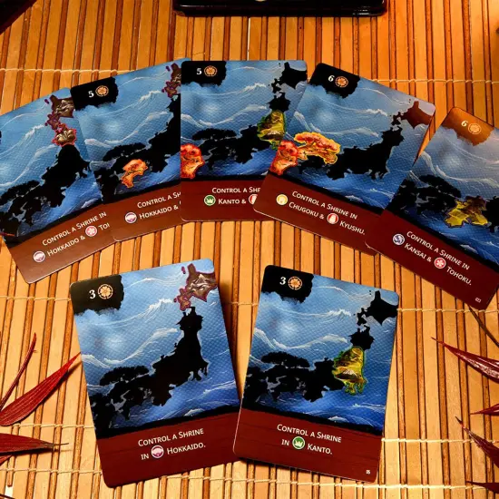 Jinja - Board Game, Build Shrines Across Japan, Ages 12+, 2-5 Players {5}