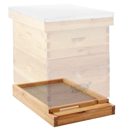 Honey Keeper Beehive Screened Bottom Board Dipped in 100% Beeswax for Langstroth Beekeeping {3}