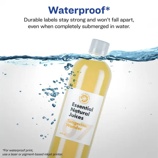 Avery Durable Waterproof Rectangle Labels with Sure Feed, 4" x 3-1/3" {2}