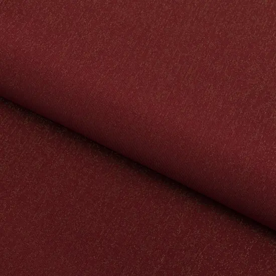 1 Yard Glimmer Nylon Spandex Lurex Fabric 36" x 60" Blood Red/Gold {1}