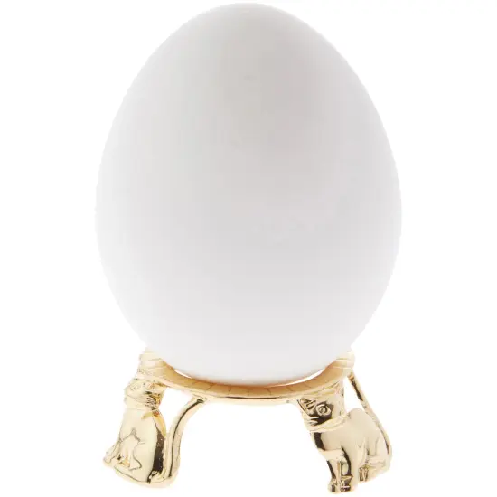 Bard's Gold-toned Egg Stand/Holder, Cats, 0.875" diameter (Fits Hen Sized Eggs) {3}