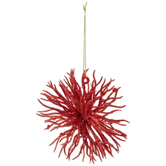 Northlight Starburst Hanging Christmas Ornament - 4.5" - Red {4}