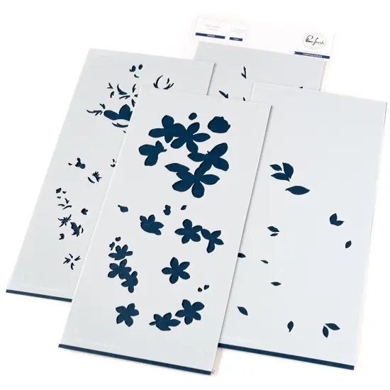 Pinkfresh Studio 4"X9" Stencils-Sakura {1}