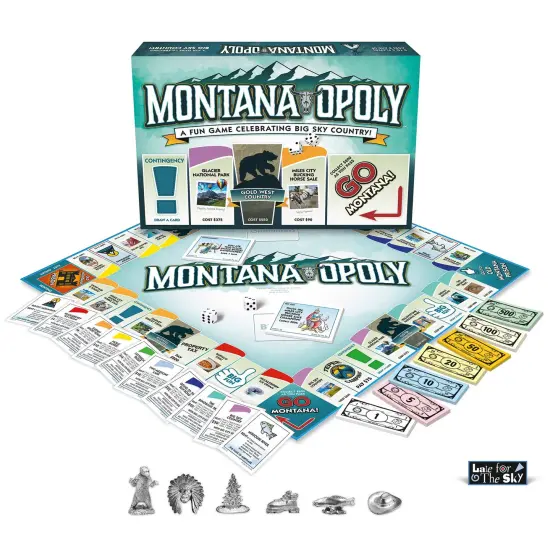 Late For The Sky: Montana-Opoly Monopoly Board Game {3}
