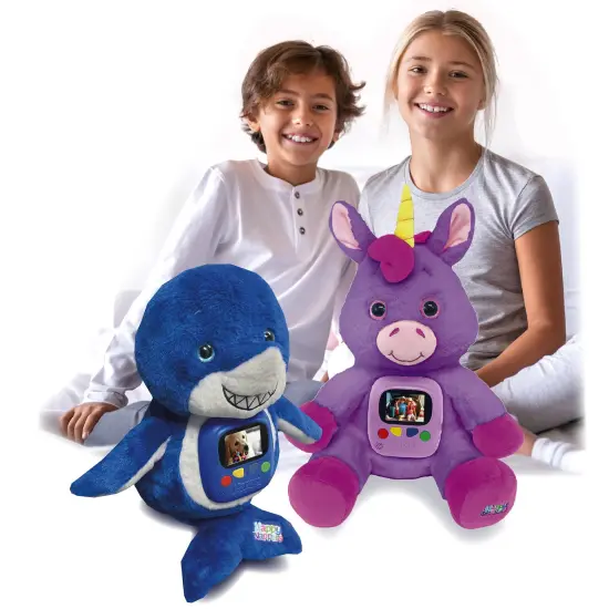 Happy Nappers: Photoflix - Beebee Purple Unicorn - Photo & Video Viewer, Digital Screen, Plush Animal Toy, USB & Headphones, Upload & Share, Kids 3+ {7}