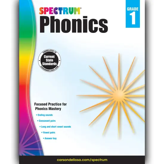 Phonics Workbook, Grade 1, Paperback {1}