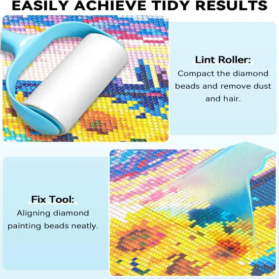 16 oz Diamond Art Sealer Kits for Adults, Large Capacity Glue as Diamond Painting Accessories and Jigsaw Puzzles Tools {3}