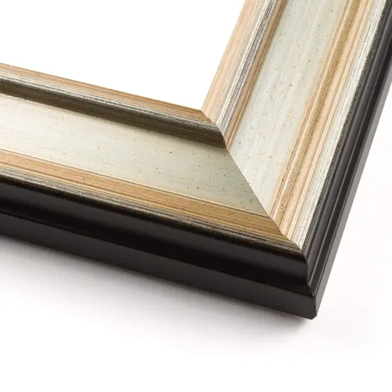 Contemporary Silver Picture Frame - UV Acrylic, Backing Board, Hanging Hardware Included {2}