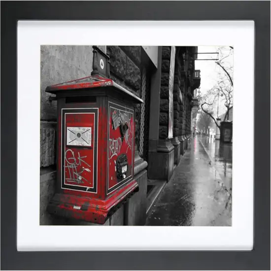 10x12 Picture Frames Black, Solid Wood Display Pictures 8x10 with Mat or 10x12 Without Mat {1}