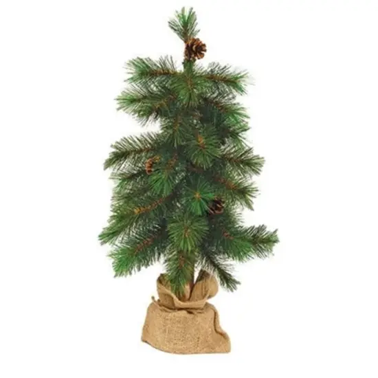 Royal Oregon Pine Tree With Burlap Base 24" {1}