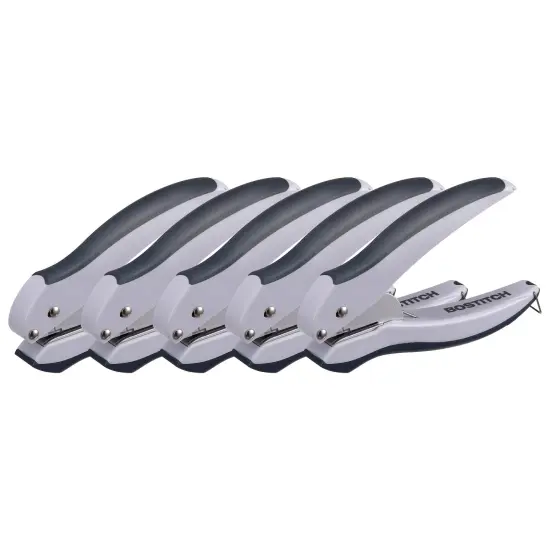 EZ Squeeze&trade; 1-Hole Punch, Gray, Pack of 5 {1}