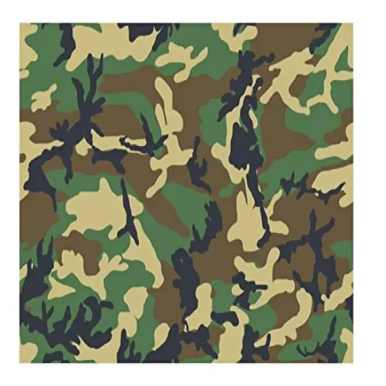 1/4 Sheet - Woodland Camo Birthday - Edible Cake/Cupcake Party Topper!!! {1}