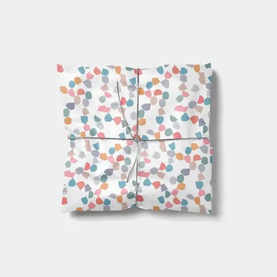 Cut Paper Terrazzo Gift Wrap {2}