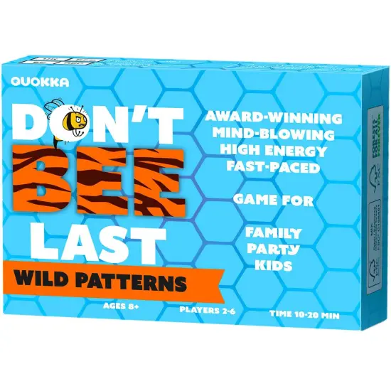 Don&rsquo;t BEE Last Wild Patterns| Family Board Game for Kids {1}