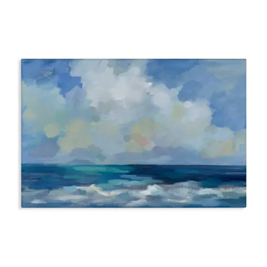 Stupell Industries Nautical Waves & Clouds Canvas Wall Art Design by Silvia Vassileva {7}