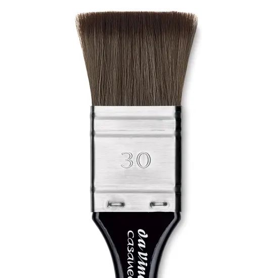 Da Vinci Casaneo Synthetic Squirrel Watercolor Brush - Mottler, Size 30, Short Handle, Synthetic {1}