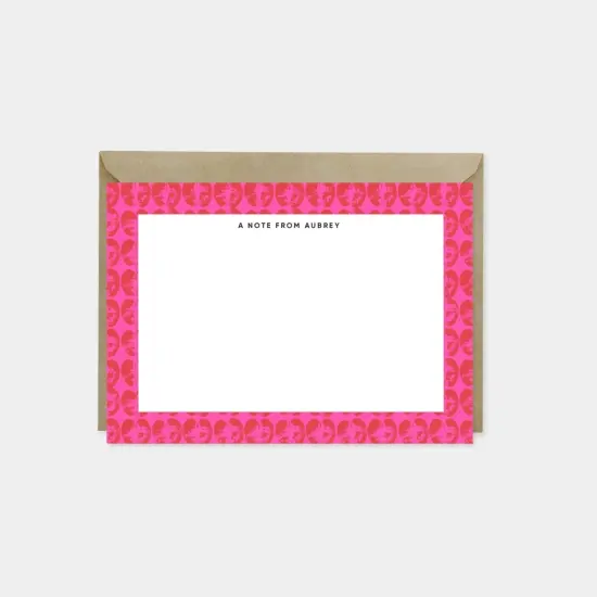 Note Cards with Patterned Border V {1}