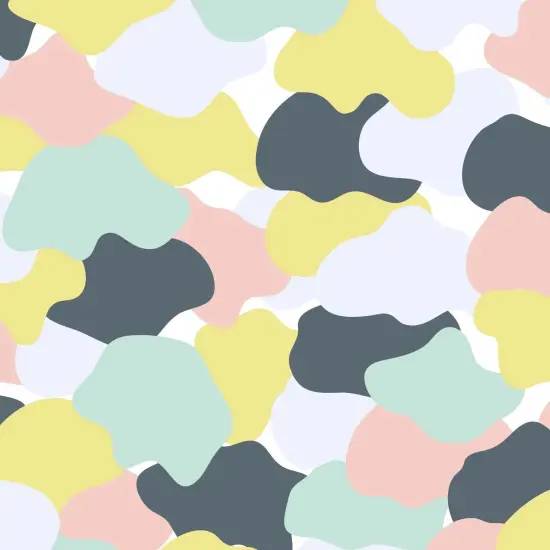 Pastel and Gray Pop Camo Gift Wrap {2}