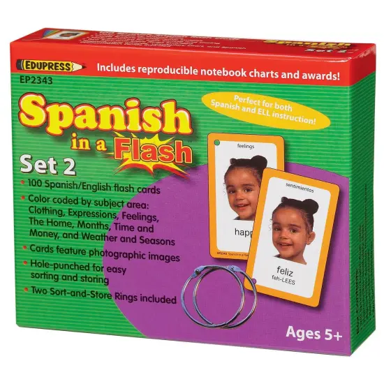 Spanish in a Flash&trade; Set 2 {1}