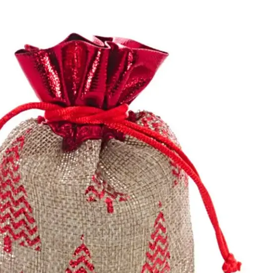 Gilded Tree Faux Jute Bag 8" x 10" Spacious and Durable {5}