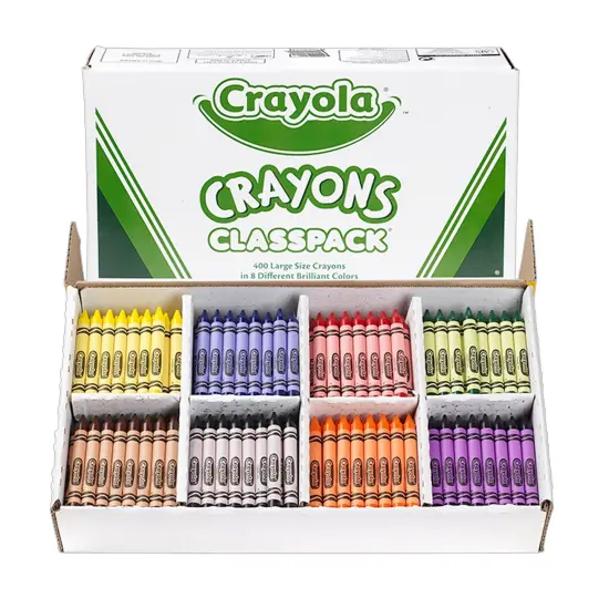 Crayon Classpack&reg;, Large Size, 8 Colors, 400 Count {1}