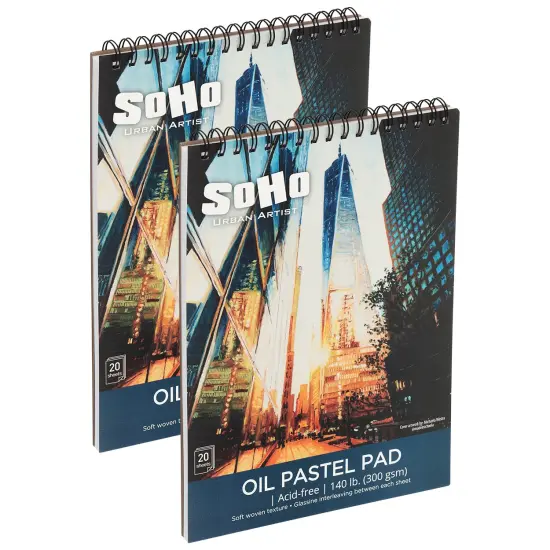 SoHo Urban Artist Oil Pastel Pad Multipacks {1}