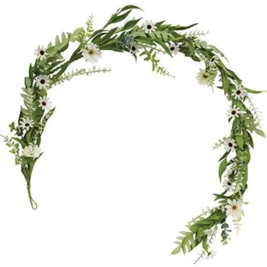 Cape Daisy Astilbe & Herb Garland {1}