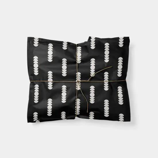 Geo Circle Semicircle Gift Wrap IV {1}