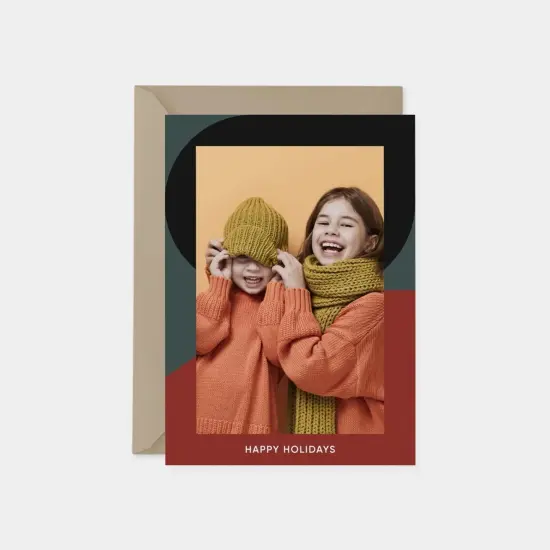 Big Geo Holiday Photo Card III {1}