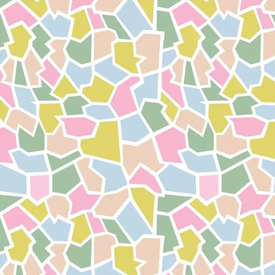 Tectonic Abstract Shape Collage Gift Wrap {3}