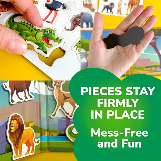 Travel Magnetic Book 20+Pcs for Kids | Africa {3}