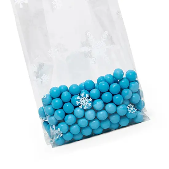 Holiday Cello Gift Bags 5&rdquo; x 3&rdquo; x 11.5&rdquo; {4}