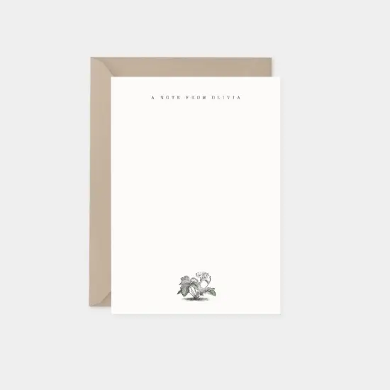 Pine Strawberry Note Cards {1}