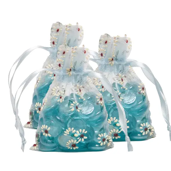 Printed Flat Organza Bag 3.5" x 5" Versatile Gift Packaging {5}