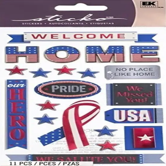 Sticko Welcome Home Dimensional Stickers {1}