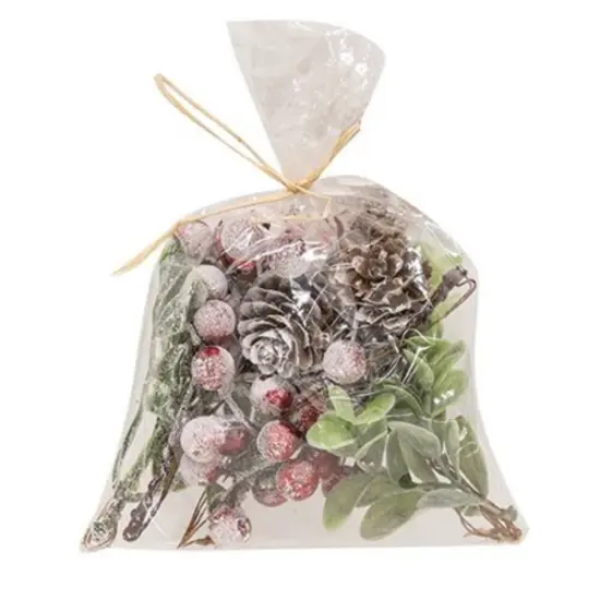 Snowy Red Holiday Bowl Filler {1}