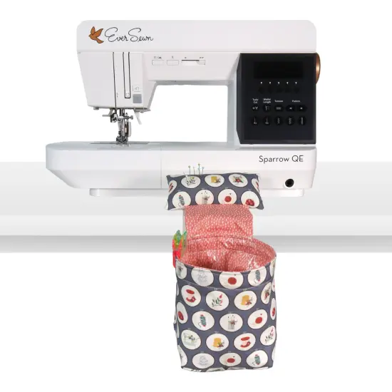 Crosscut Sewing Co.&reg; Pin Cushion & Thread Catcher Sewing Project Kit for Beginners with Fabric, Instructions and Video Hoops {3}