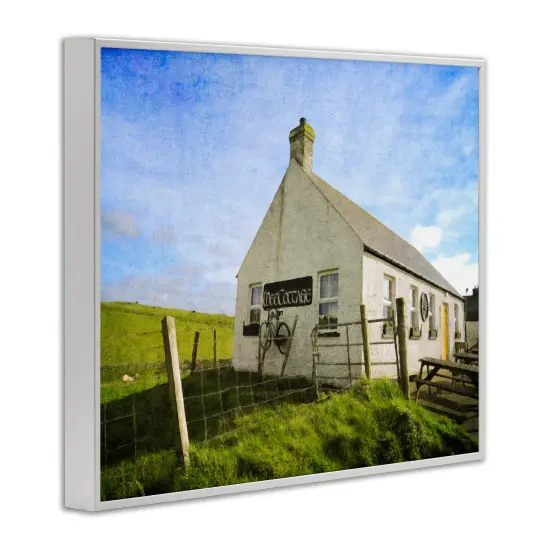 Stupell Industries Wee Cottage Countryside Framed Giclee Wall Art Design by Graffi*tee Studios {3}
