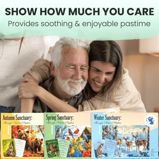 60 Pcs Dementia Puzzles for Elderly | Nature Rhythm {6}
