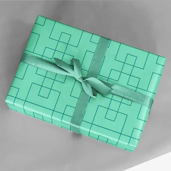 Jade Chinese Lattice Gift Wrap {1}
