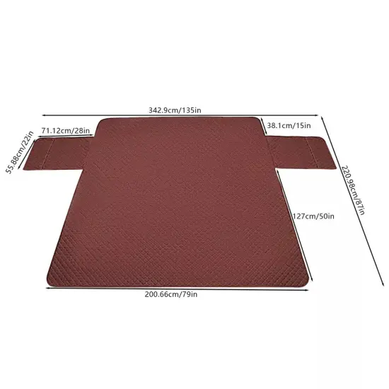 Waterproof Layer Couch Seat Protector Sofa Covers 4 Seats Sofa Slipcover {3}