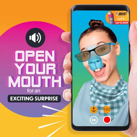 BIC Maxi Special Edition Augmented Reality Pocket Lighters, Child-Resistant and Reliable, 6-Pack {5}