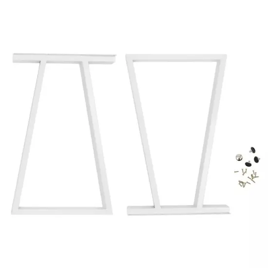 28''Metal Table Legs Heavy Duty Office Desk Leg Furniture Iron Coffee Table Legs {1}