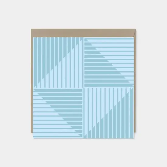 Pastel Geo Stripe Card II {1}