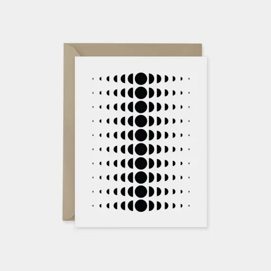Minimal Modern Black and White Card {5}