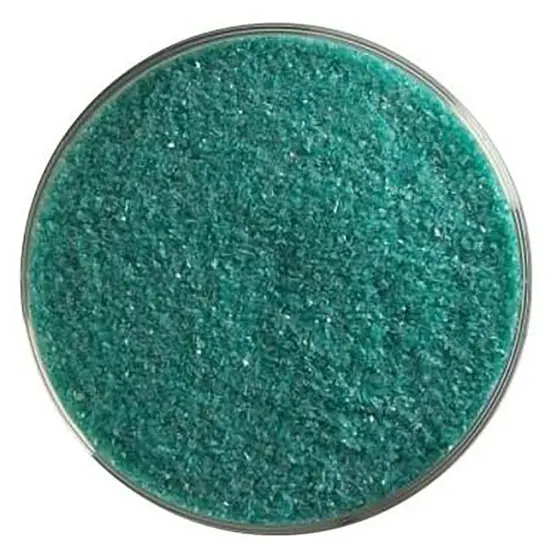 Bullseye Glass Frit Teal Green Opal 5oz.Jar 90coe {2}
