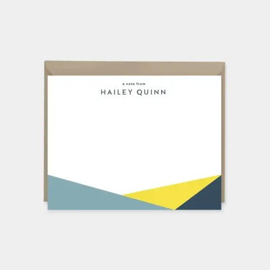 Color Block Note Cards V {1}