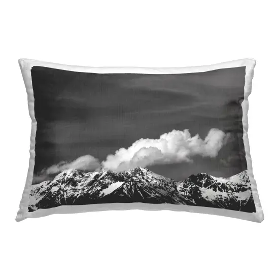 Dolomites with Billowing Clouds Decorative Printed Throw Pillow Design by Deborah Revell, 14 x 7 x 20 {1}