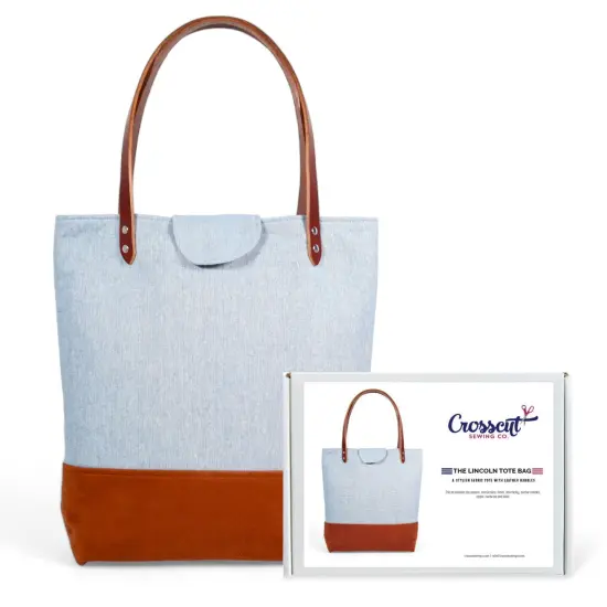 Crosscut Sewing Co.&reg; Lincoln Tote Sewing Kit - Beginner Sewing Project Kit Shibori {7}