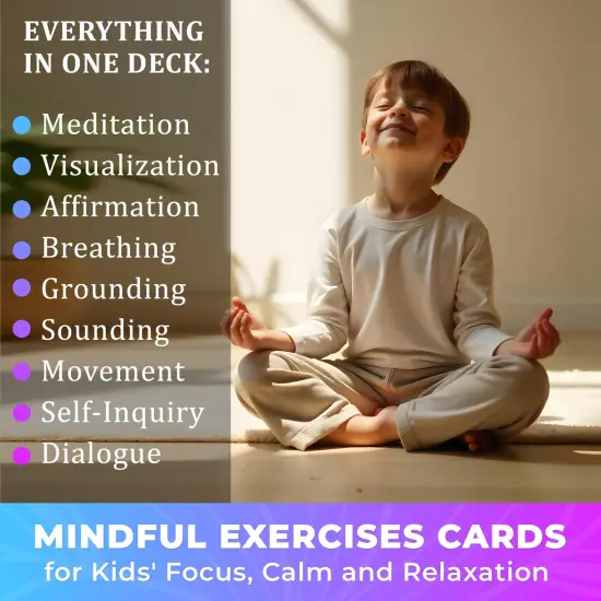 Rethink! Meditation Mindful Practices Cards for Kids {5}